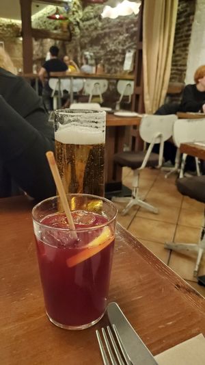 I don't know what this drink was called but it was fire at La Encomienda in Madrid