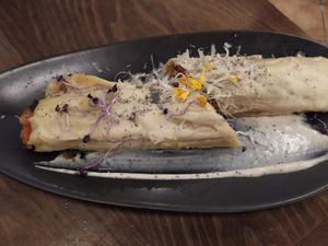 Canelón bolognesa at La Encomienda in Madrid