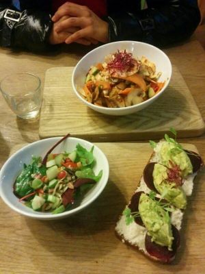 Food at Waterloo Tea in Cardiff