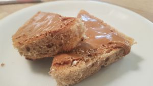 Biscoff toast (kids) at Waterloo Tea in Cardiff