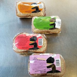 Array of vegan sammie options at Goodwich in Portland