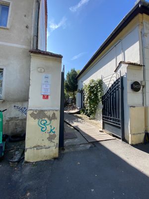 The street view at Manna Manna in Brasov