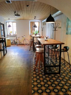 Inside at Manna Manna in Brasov