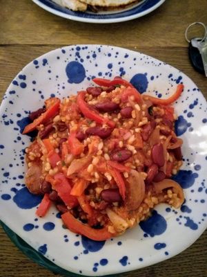 Chilli con Veggie at Manna Manna in Brasov