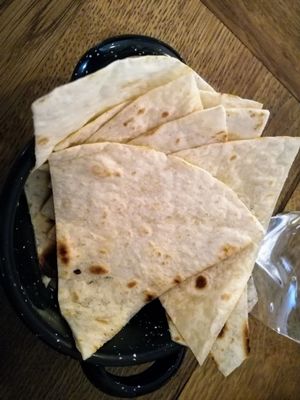 Pita Bread at Manna Manna in Brasov