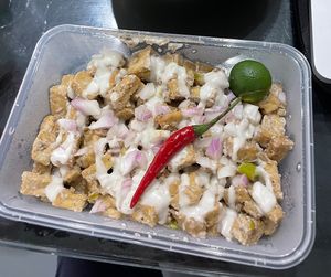 Sisig  at Greenery Kitchen in Makati