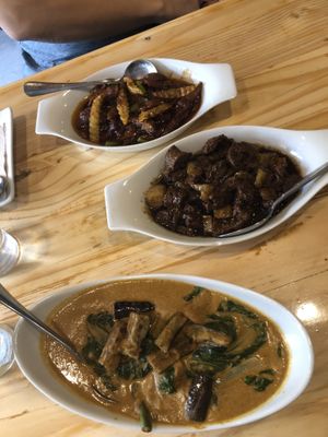Korean bbq, pork adobo, kare kare   at Greenery Kitchen in Makati