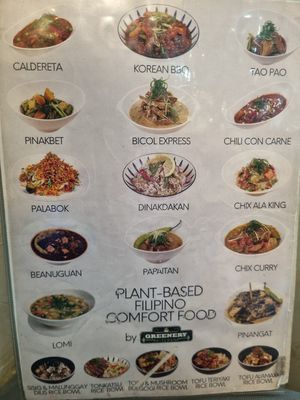 Menu at Greenery Kitchen in Makati