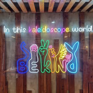 A kind message to be spread worldwide at Greenery Kitchen in Makati