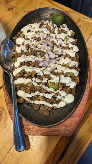 Tofu Sisig 🍢 at Greenery Kitchen in Makati
