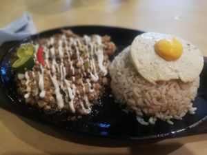 Sisig silog at Greenery Kitchen in Makati