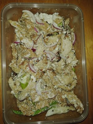 Dinakdakan (similar to their sisig but with ginger, vinegar and more pronounced grilled flavor) at Greenery Kitchen in Makati