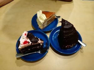 Vegan cakes!  at Greenery Kitchen in Makati