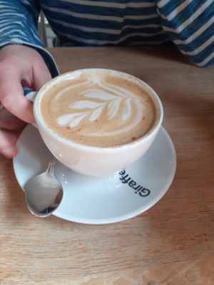 Dirty chai latte at Club Vers in The Hague