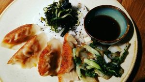japanese dumplings at Club Vers in The Hague