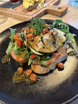 Hummus harissa sandwich   at Club Vers in The Hague