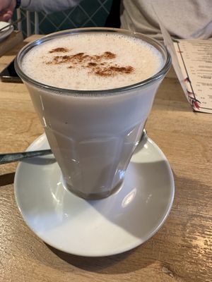 Chai latte with oat milk   at Club Vers in The Hague
