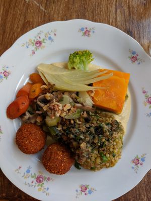 Delicious menu du jour! at Les 4 Jeudis in Brussels