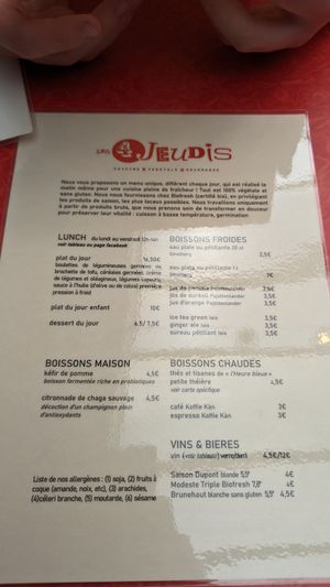  at Les 4 Jeudis in Brussels