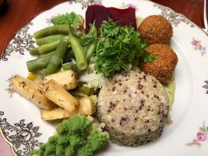 plate of the day at Les 4 Jeudis in Brussels