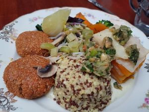 main course at Les 4 Jeudis in Brussels