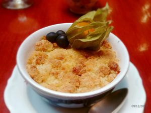 They have desserts too at Les 4 Jeudis in Brussels