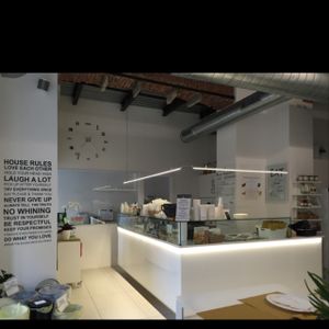 The counter  at Insaluteria in Milan