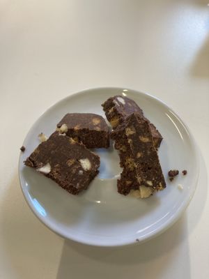 Chocolate salami, this was on the house for us to try  at Insaluteria in Milan