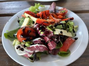 Salad  at Hummus & Friends in Berlin
