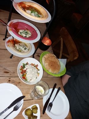 indoor 2nd visit at Hummus & Friends in Berlin