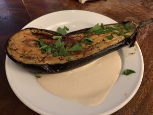 Eggplant  at Hummus & Friends in Berlin