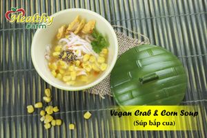 Vegan Crab & Corn Soup at Cửa Hàng Thực Phẩm Chay Âu Lạc - Minh Phung District 6 in Ho Chi Minh City