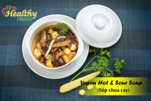 Vegan Hot & Sour Soup at Cửa Hàng Thực Phẩm Chay Âu Lạc - Minh Phung District 6 in Ho Chi Minh City