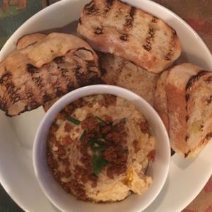 eggplant hummus  at Grain in Allentown