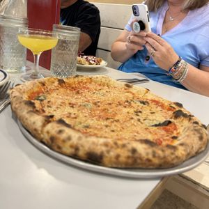 Margie - 16
 (substituted vegan) mozz, olive oil, basil, sea salt  at Talula's Pizza in Asbury Park