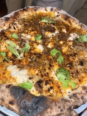 Buffalo cauliflower pizzaa  at Talula's Pizza in Asbury Park