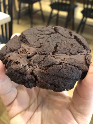 Vegan Double Chocolate Cookie  at Talula's Pizza in Asbury Park