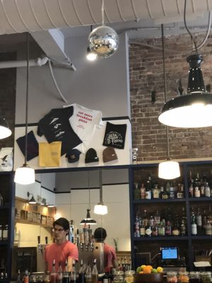 Bar area  at Talula's Pizza in Asbury Park