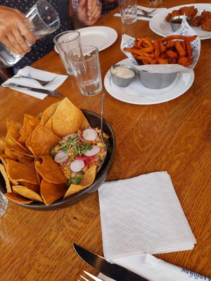 Sharing at Earls Kitchen + Bar in Jasper