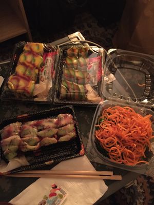 Vegan sushi, home delivery at Acai Berry in Brooklyn