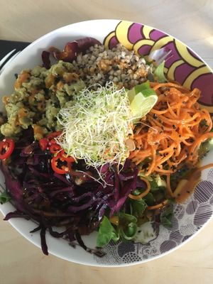 bowl food at Roots at Oh my Goodness in Helsinki