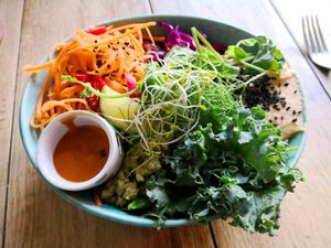 Oriental bowl at Oh my Goodness in Helsinki