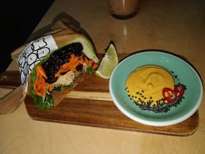 GREEN GODDESS WRAP at Oh my Goodness in Helsinki