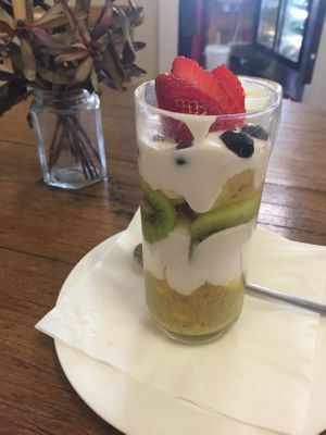 Chia pudding (no good)  at Raw + More Cafe in West Perth