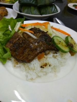 'pork' ribs and rice at Am Thuc Chay - Thai Phien in Da Nang