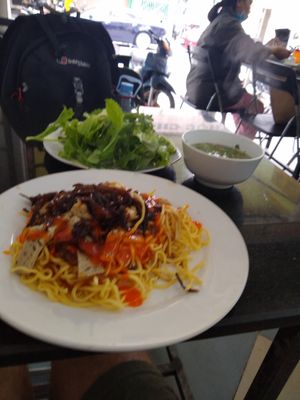 Noodles tofu etc. at Am Thuc Chay - Thai Phien in Da Nang
