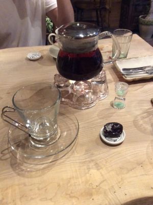 Tea with a coconut date at Little Saebejae in Tokyo