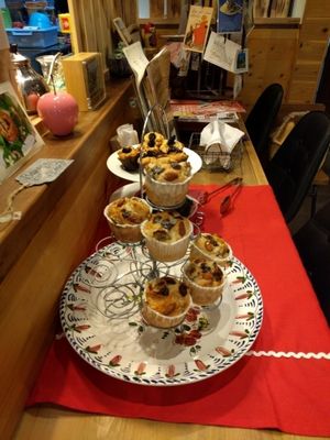 Banana almond muffin at Little Saebejae in Tokyo