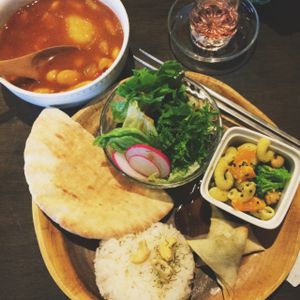 Lunch menu at Little Saebejae in Tokyo