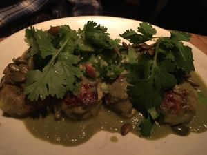 Tofu skins pockets at Nix in New York City